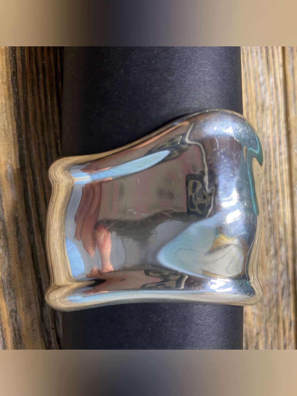 Tiffany and Co. Elsa Peretti bone cuff bracelet Sterling silver